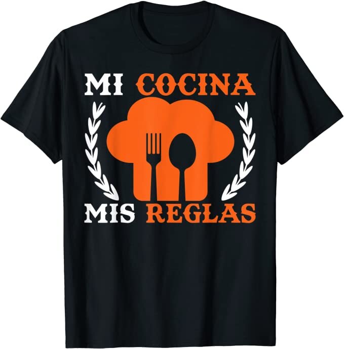 Las camisetas que visten los chefs Regalos para cocineros